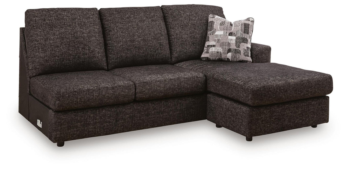 Lentiz - RAF Sofa Chaise - Onyx
