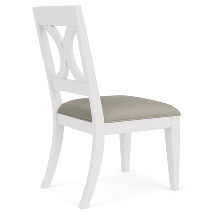 Cora - X-Back Side Chair (Set of 2) - Cloud
