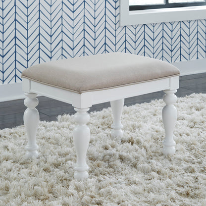 Summer House - Vanity Stool - Oyster White