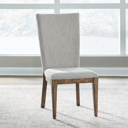 Carolina Park - Upholstered Side Chair - Amber Brown