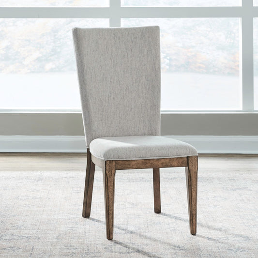 Carolina Park - Upholstered Side Chair - Amber Brown