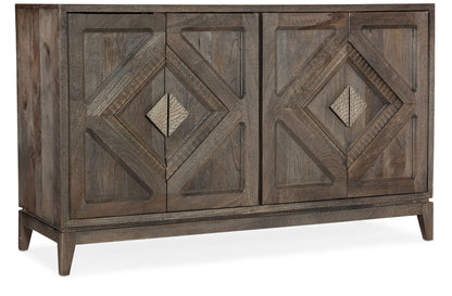 Commerce And Market - Carved Accent Chest - Dark Brown