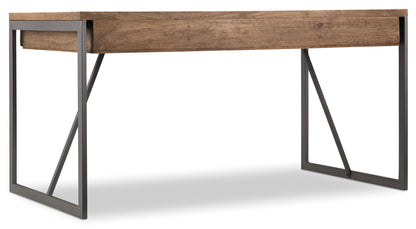 Home Office - Wood Writing Desk - Light Brown