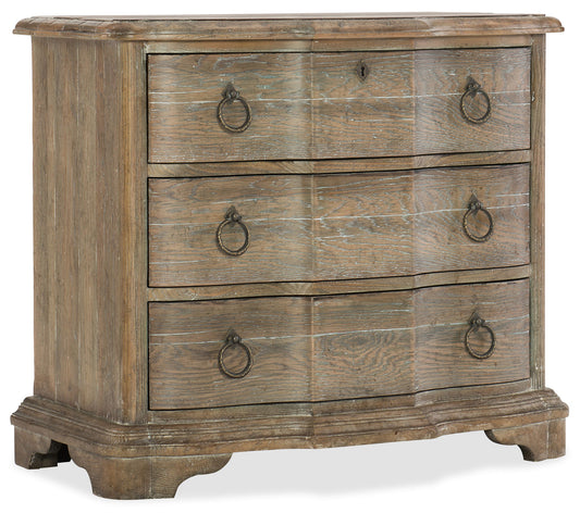 Boheme - Bastogne 3-Drawer Nightstand - Light Brown