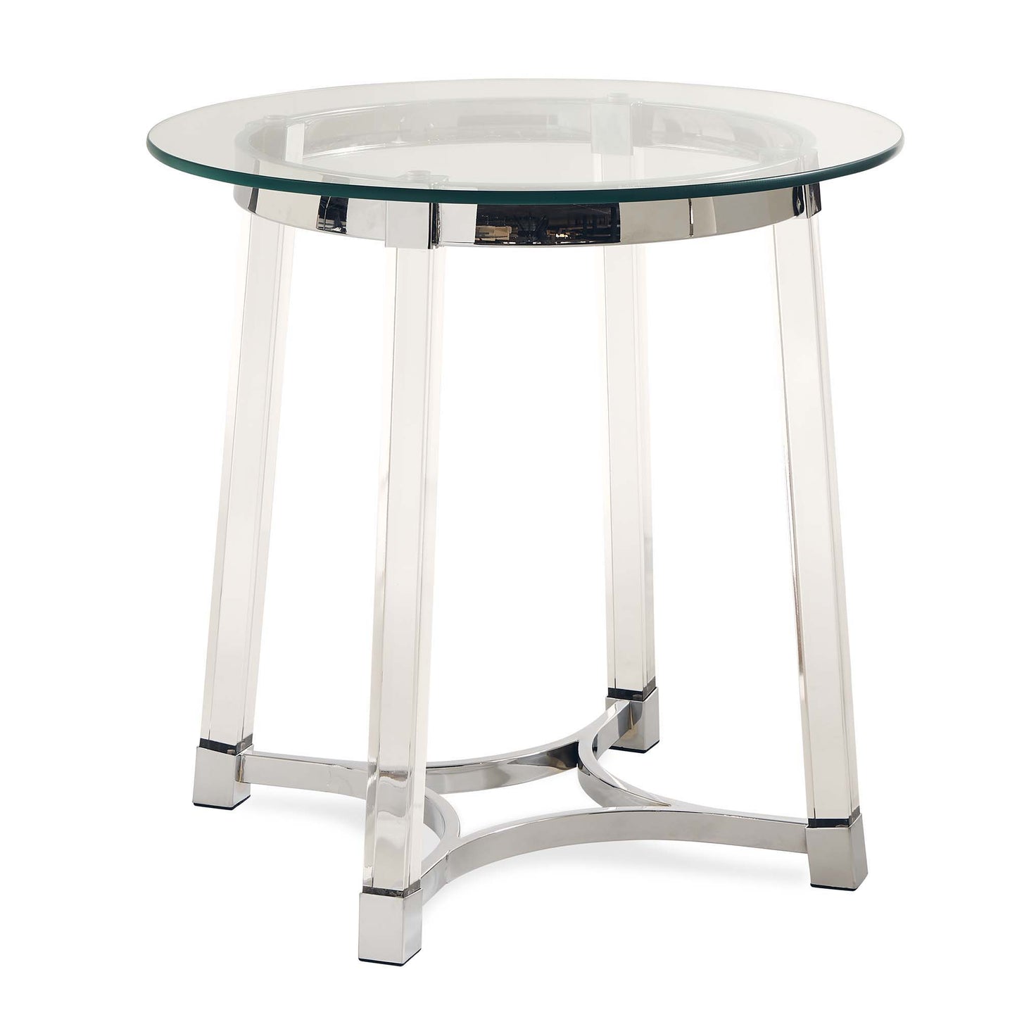Lucinda - 24.5" End Table - Chrome
