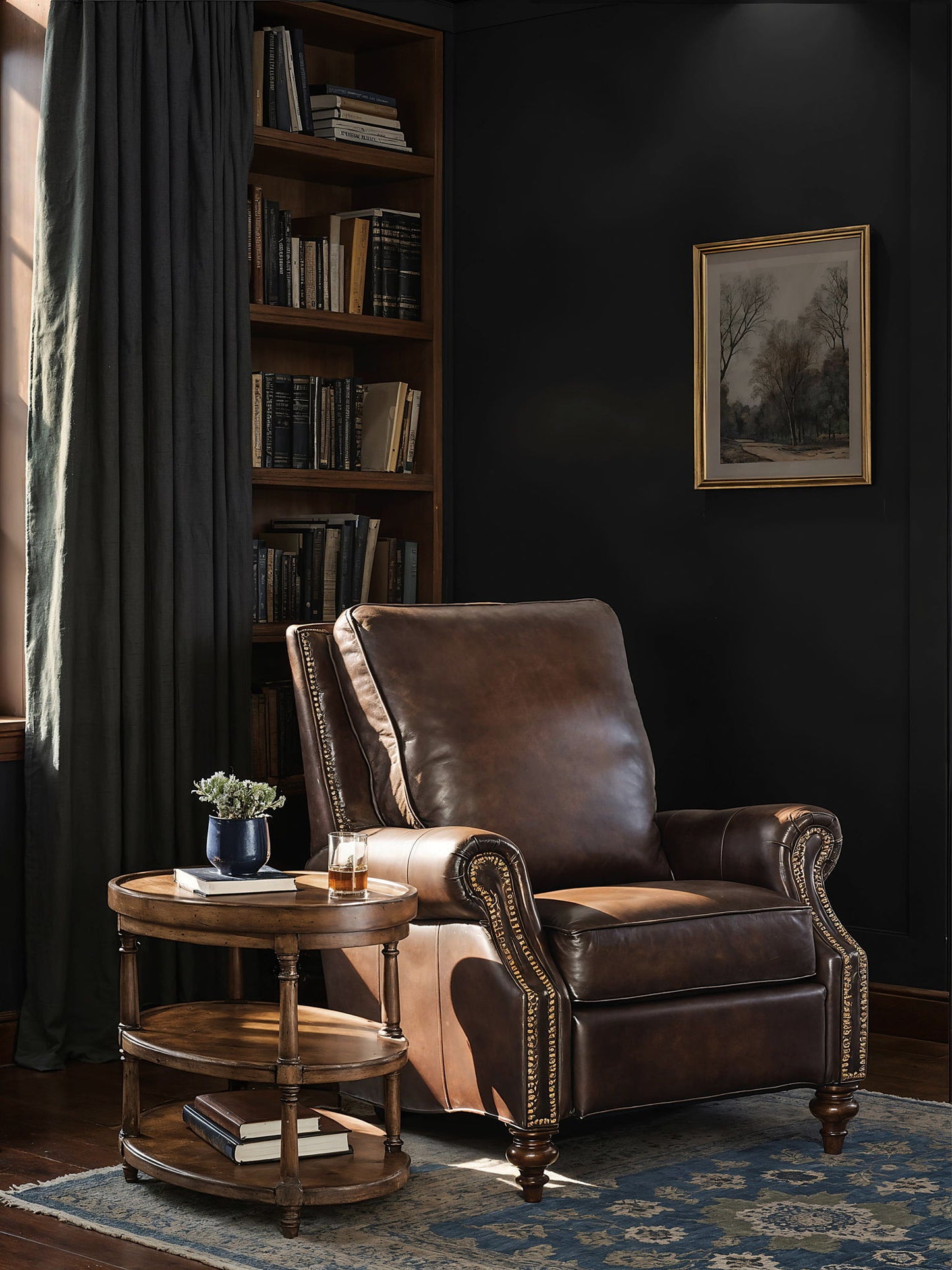 RC - Conlon Recliner - Dark Brown