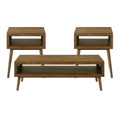 Malibu - Three Pack Occasional Set - Brown