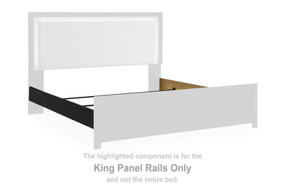 Maeling - King Panel Rails - Black