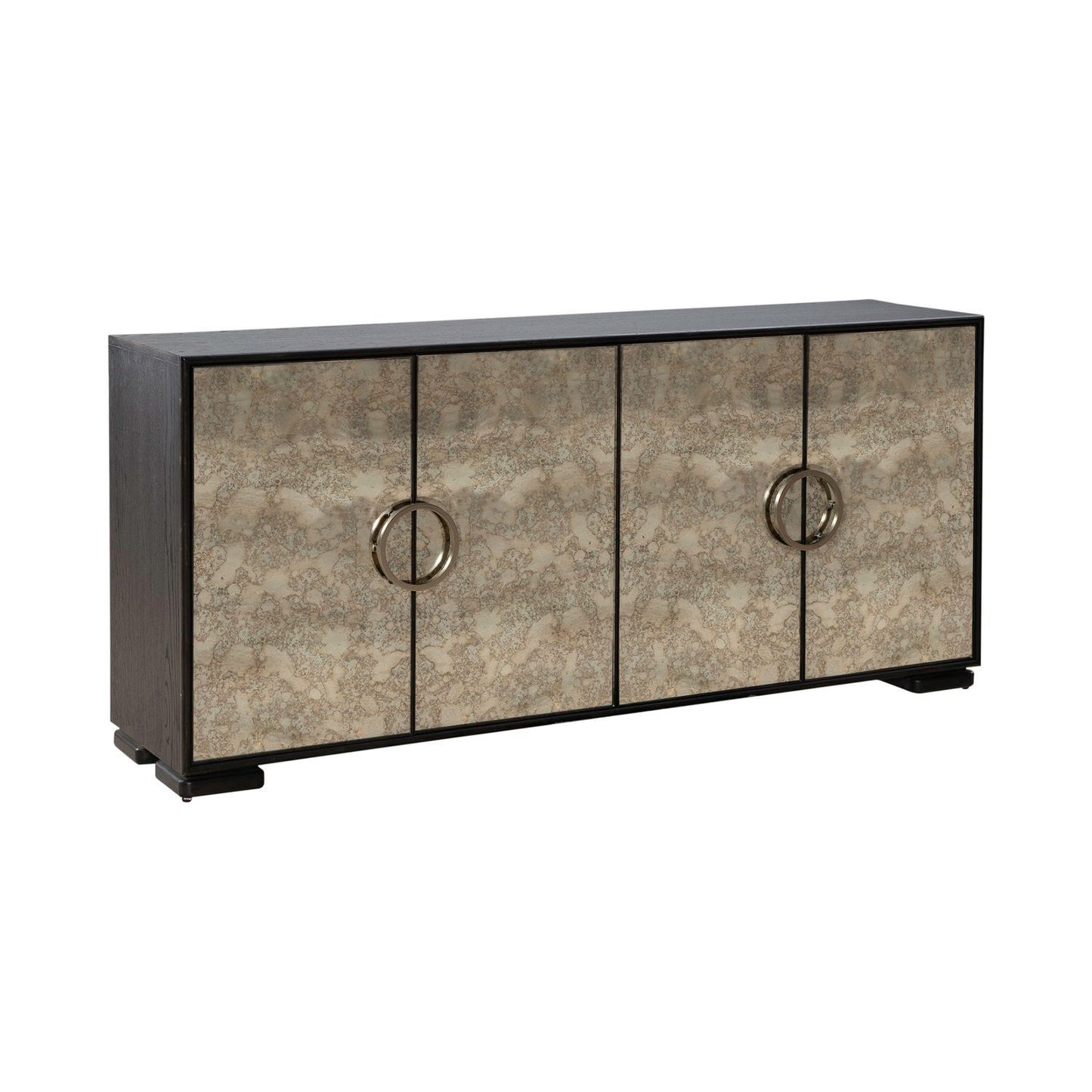 Barlowe - 4 Door Accent Cabinet - Cappuccino