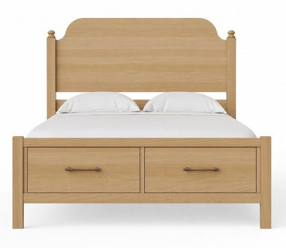 Pure Maple - Poster Storage Bed