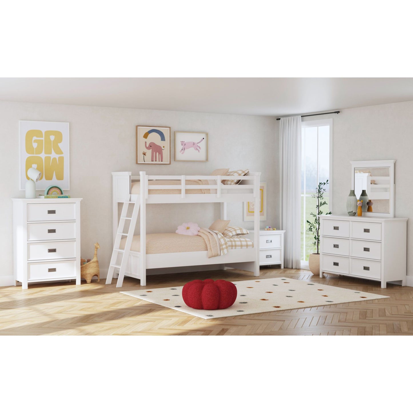 Hampton Kids - Bunk Bed With Ladder