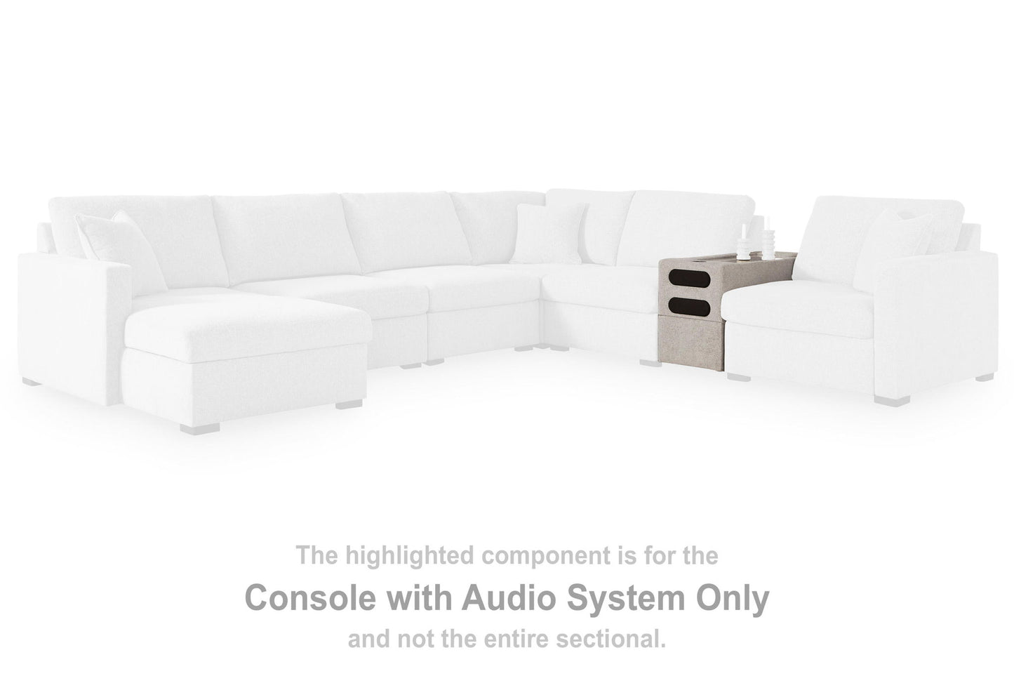 ModMax Luxe - Console With Audio System - Flint