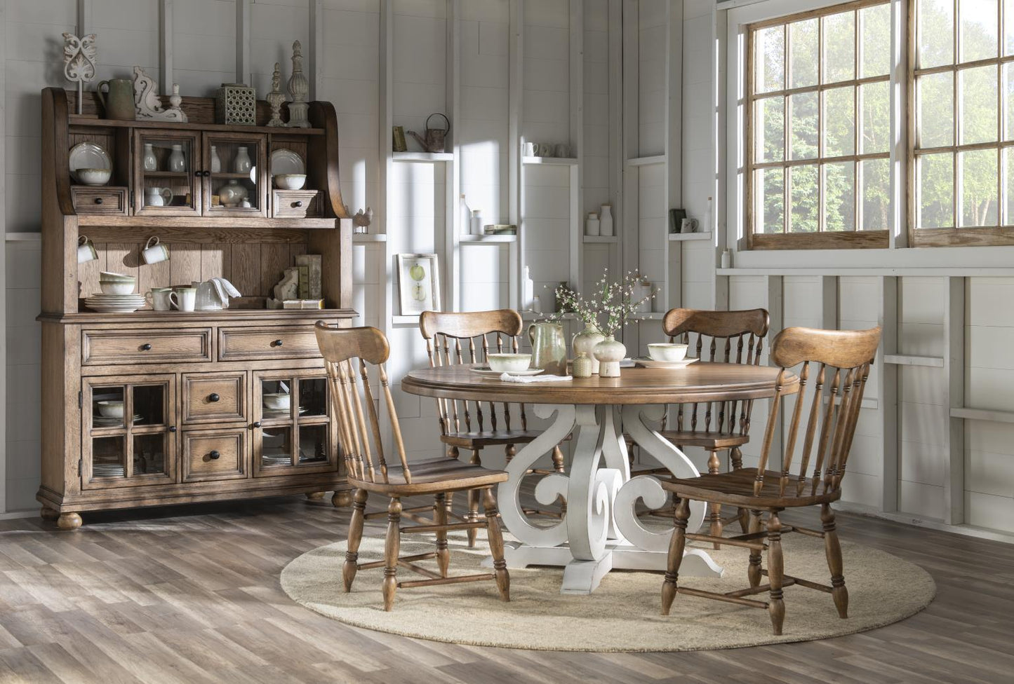 Vintage Market - Turned Spindle Side Chair (Set of 2)