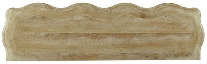 Melange - Draped Credenza - Light Brown