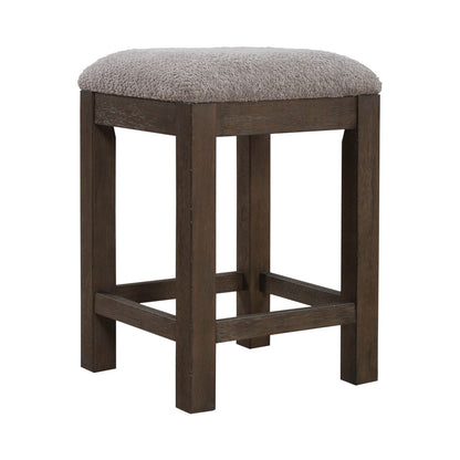 Cascade Falls - Upholstered Console Stool - Satin Espresso