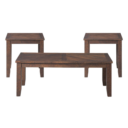 Jax - 3 Table Occasional Set - Dark Walnut