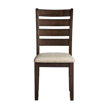 Jax - Ladder Back Side Chair (Set of 2) - Smokey Walnut