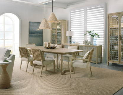 Surfrider - Rectangle Dining Table With 2-18" Leaves - Light Brown