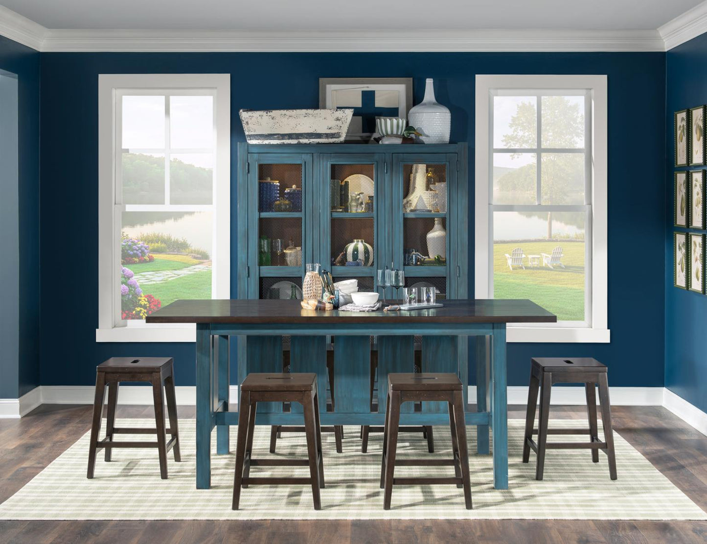 Lake House - Counter Height Trestle Table