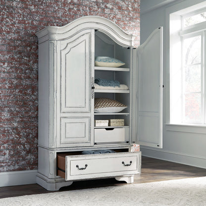 Magnolia Manor - Armoire - Antique White