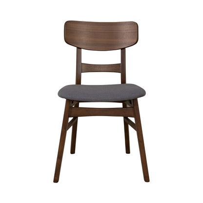 Space Savers - Panel Back Side Chair - Walnut