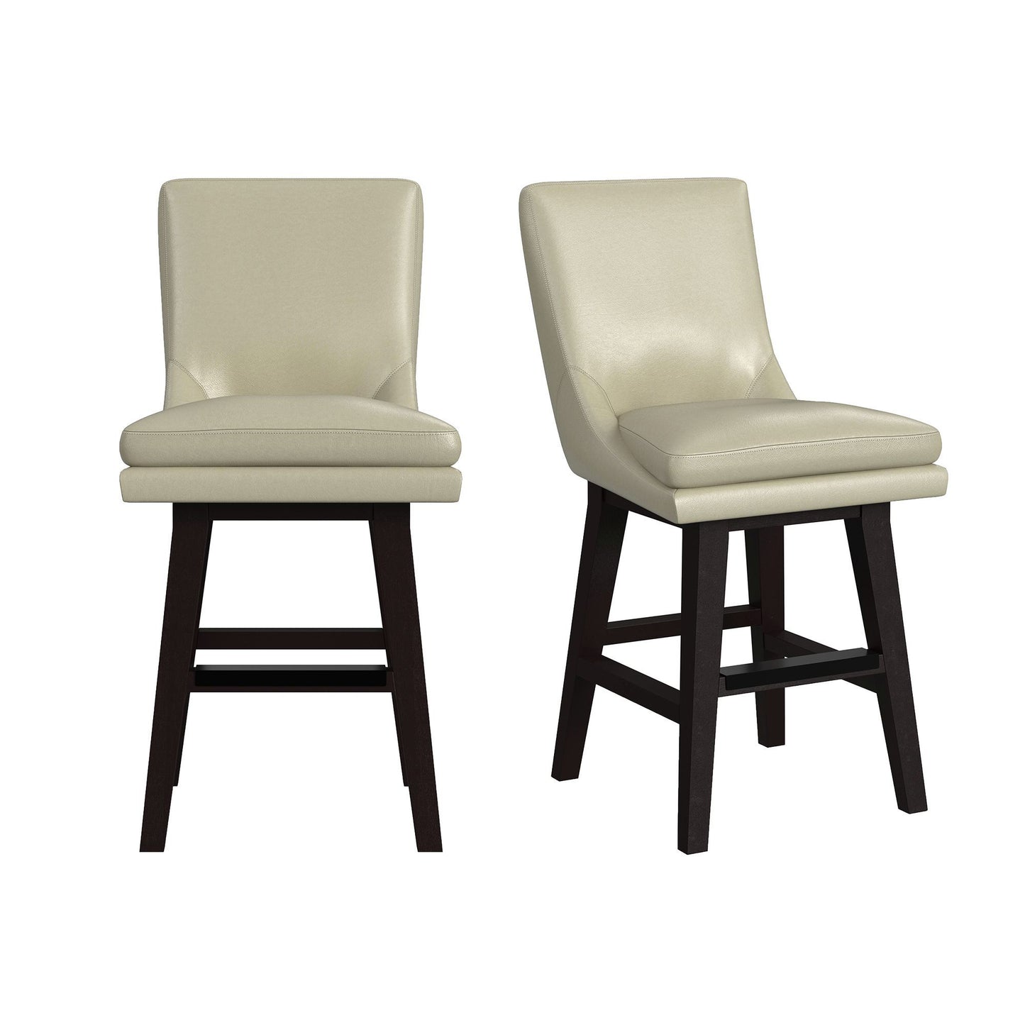 Villanova - Swivel PU Counter Stool (Set of 2)