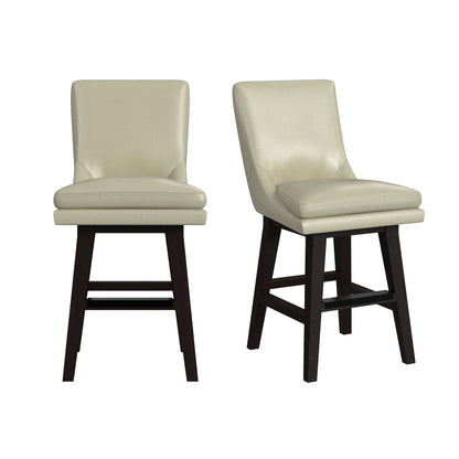 Villanova - Swivel PU Counter Stool (Set of 2)
