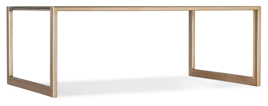 Melange - Koi Rectangle Cocktail Table - Gold