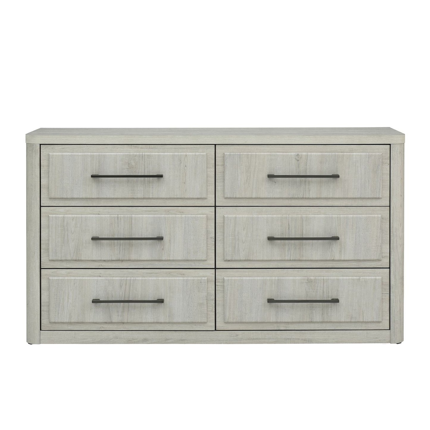 Modern Play - 6 Drawer Dresser - Natural White