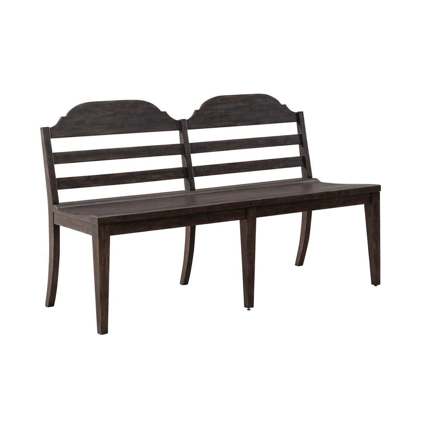 Paradise Valley - Ladder Back Bench - Saddle Brown