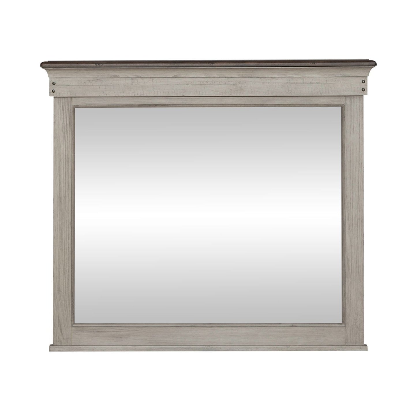 Ivy Hollow - Landscape Mirror - Weathered Linen / Dusty Taupe
