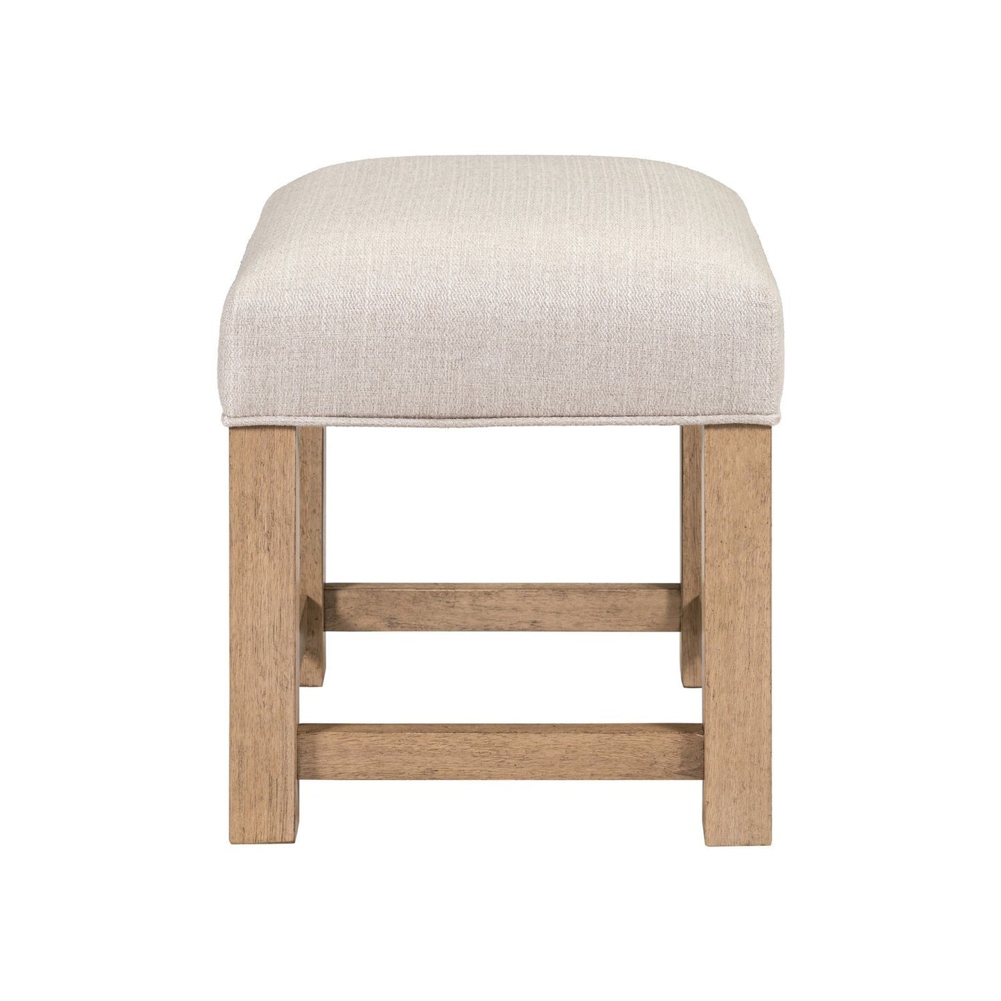 Corso - Upholstered Console Stool - Natural & Concrete