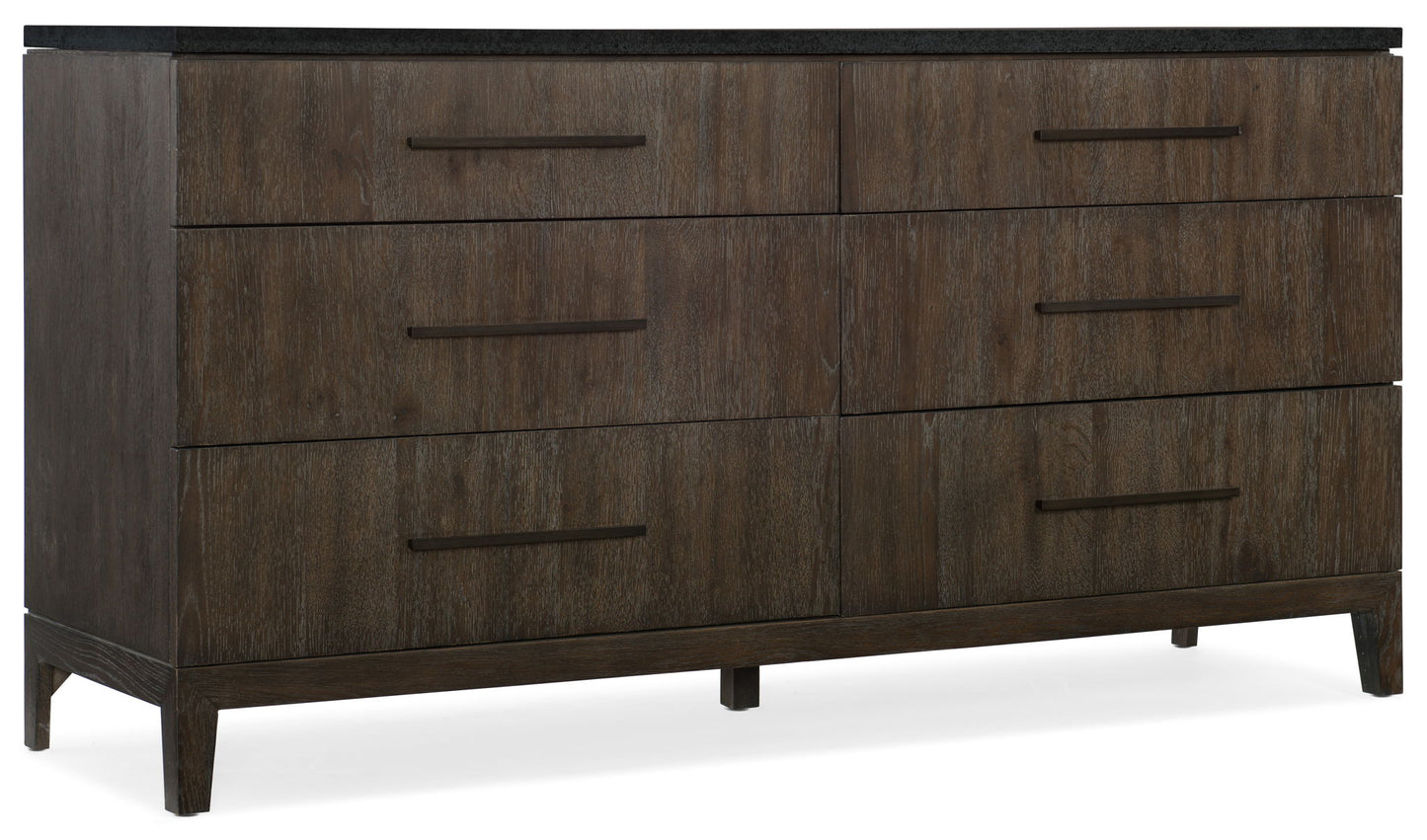 Miramar Aventura - Raphael 6-Drawer Dresser - Dark Gray