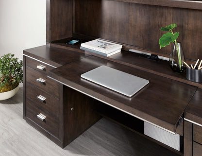 Work Your Way - House Blend Computer Credenza - Dark Brown