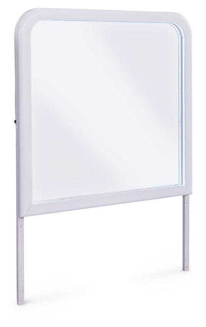Jarlee - Bedroom Mirror - White