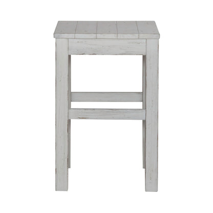River Place - Console Stool - Riverstone White & Tobacco