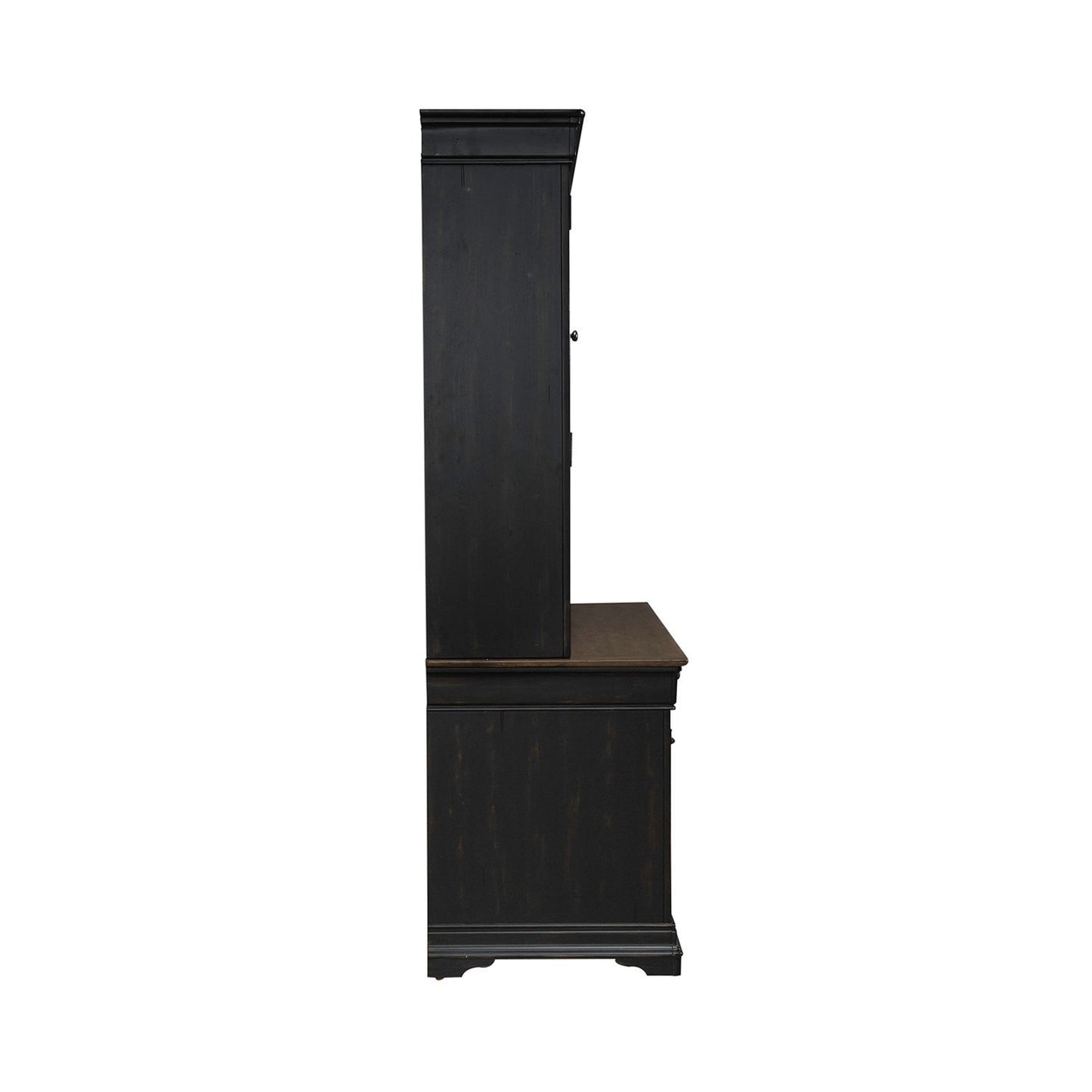 Meritage - Credenza & Hutch - Aged Charcoal