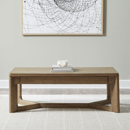 Ballentine - Rectangular Cocktail Table - Weathered Bronze