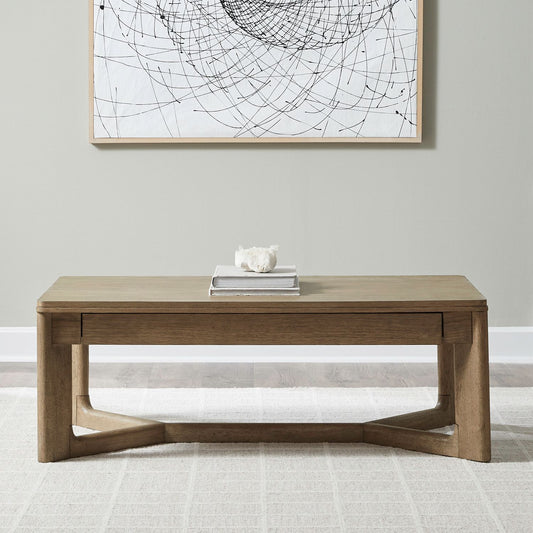 Ballentine - Rectangular Cocktail Table - Weathered Bronze