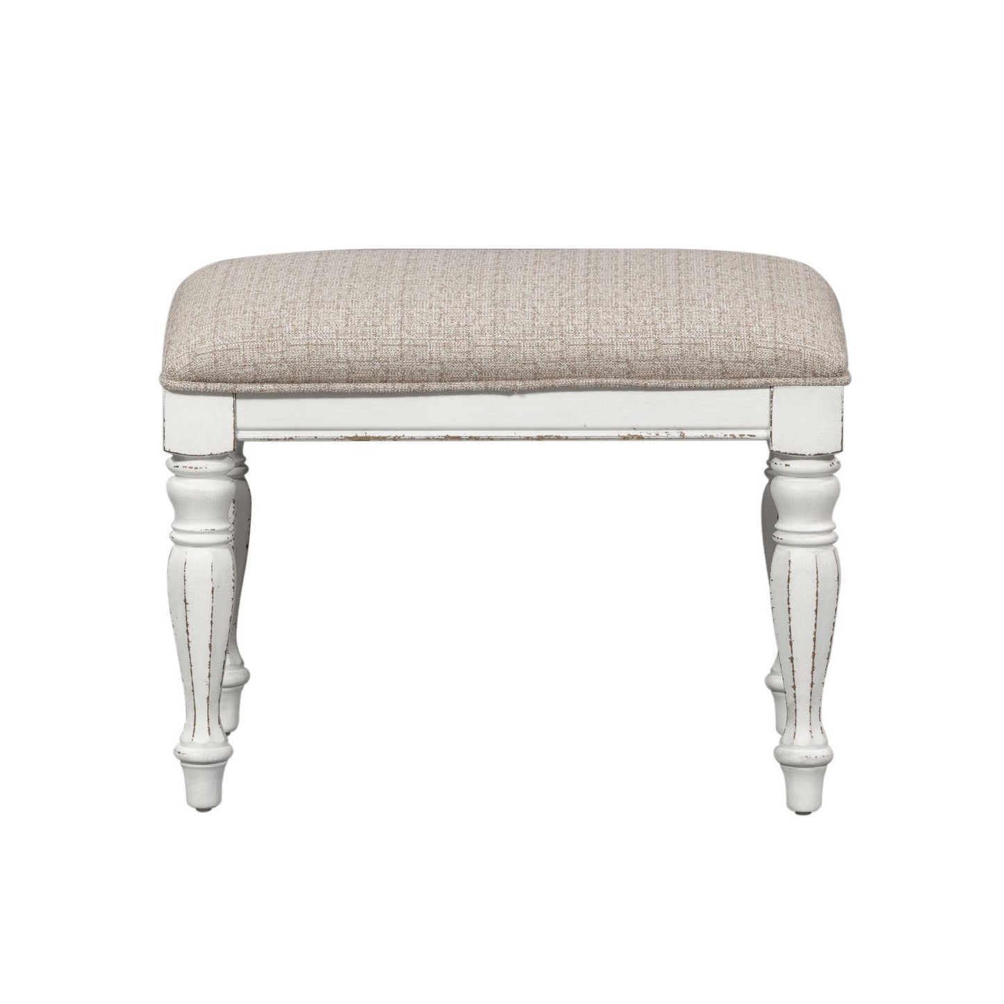 Magnolia Manor - Accent Bench - Antique White