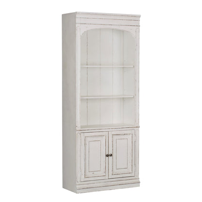 Magnolia Manor - Bunching Bookcase - Antique White