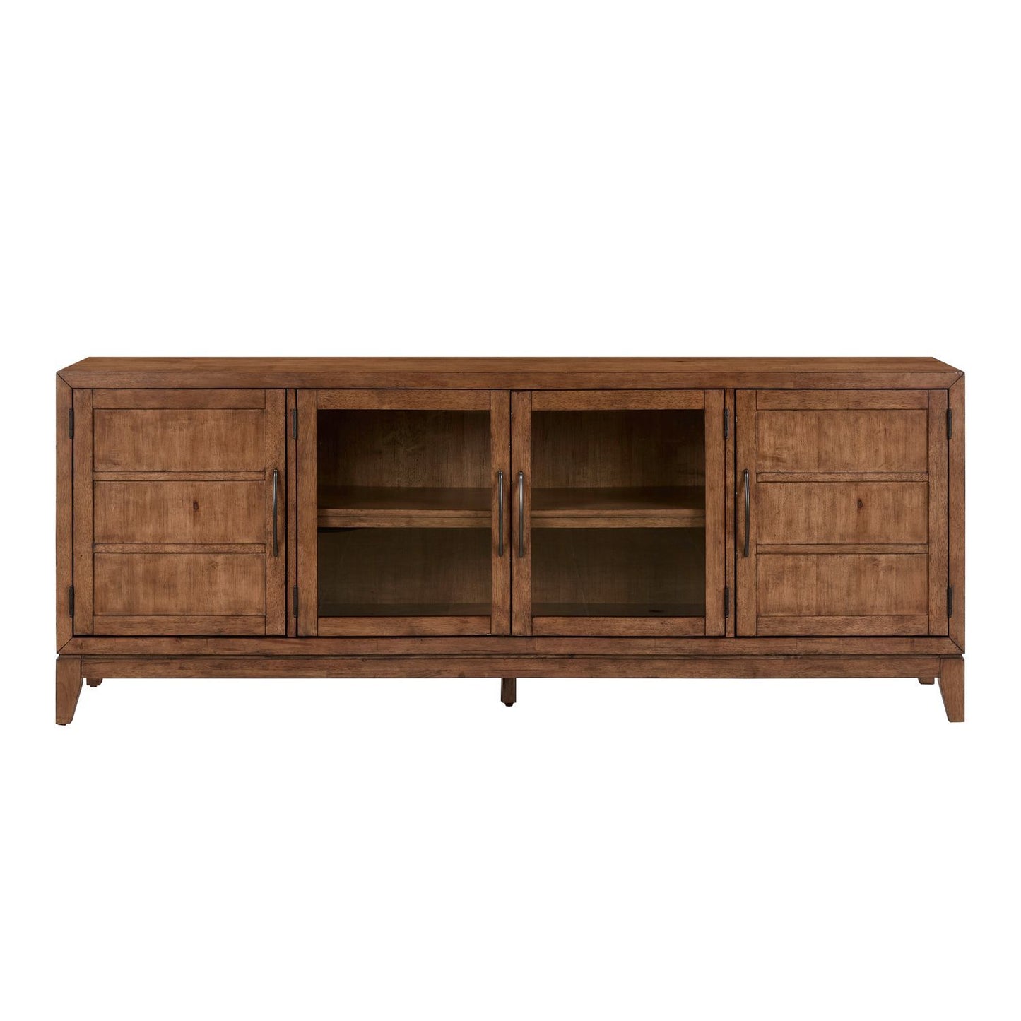 Shaker Lakes - 82" TV Console - Harvest Brown