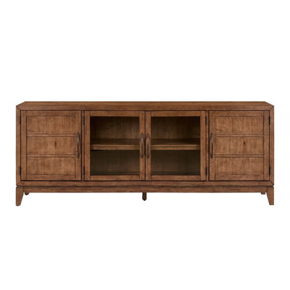 Shaker Lakes - 82" TV Console - Harvest Brown