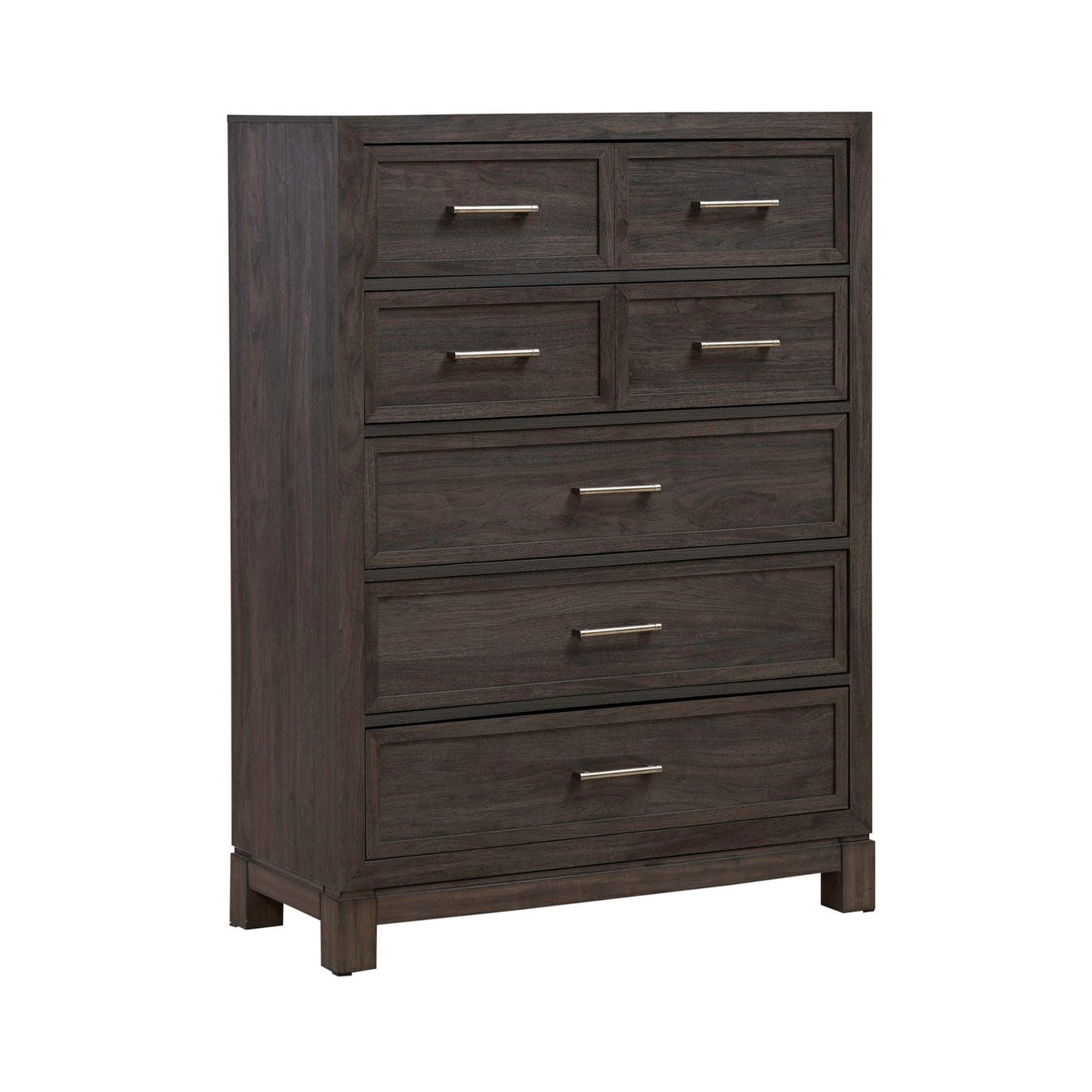Modern Edge - 5 Drawer Chest - Caffe