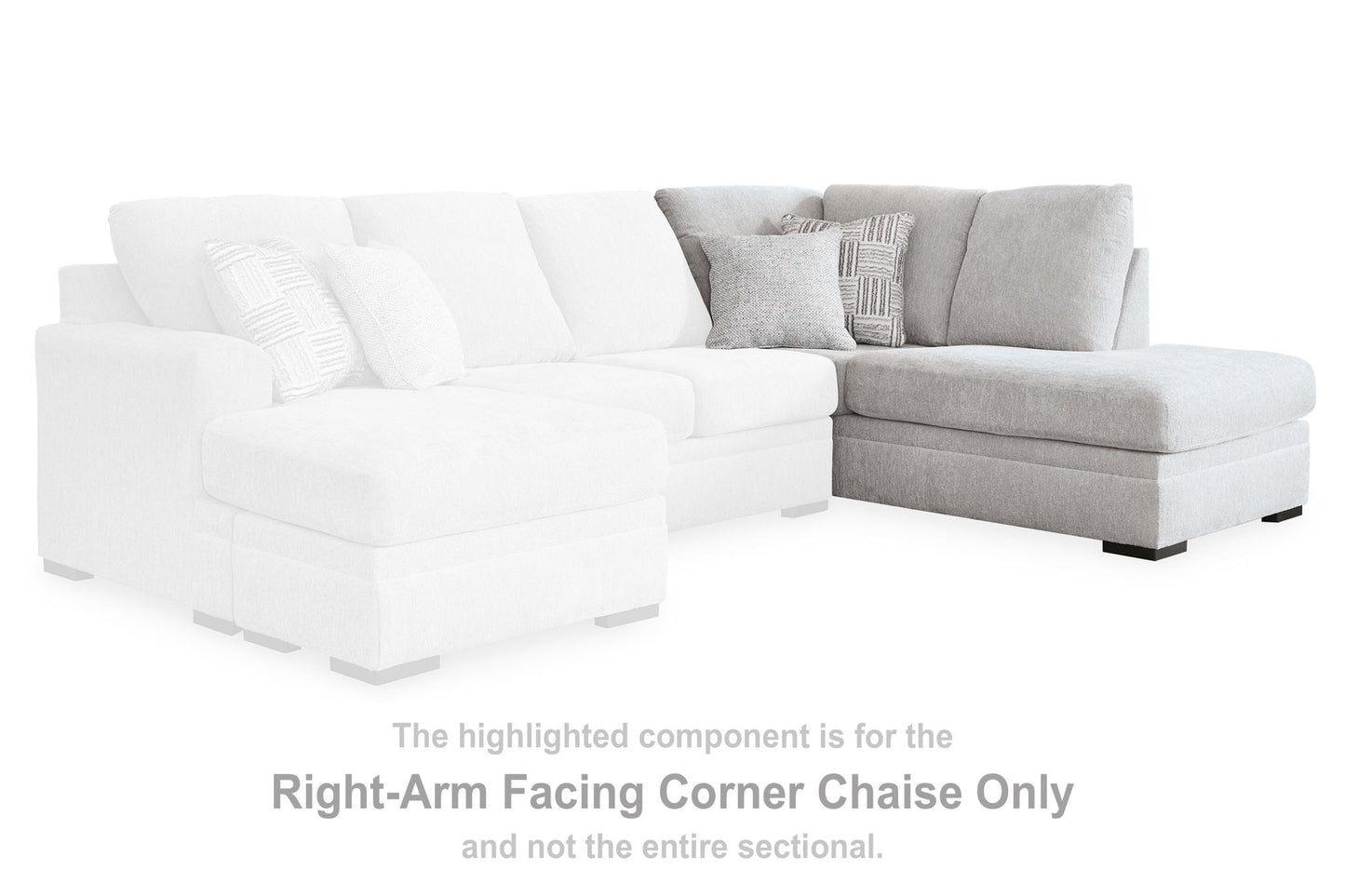 Gabyleigh - Raf Corner Chaise - Nickel
