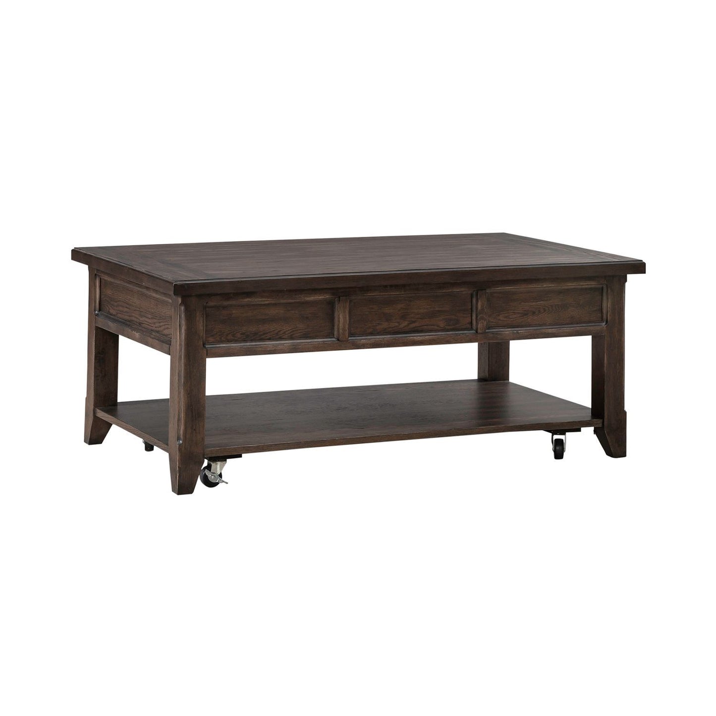 Paradise Valley - Lift Top Cocktail Table - Saddle Brown