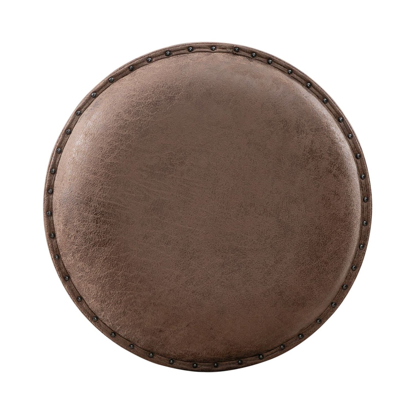 Paradise Valley - Upholstered Console Stool - Saddle Brown