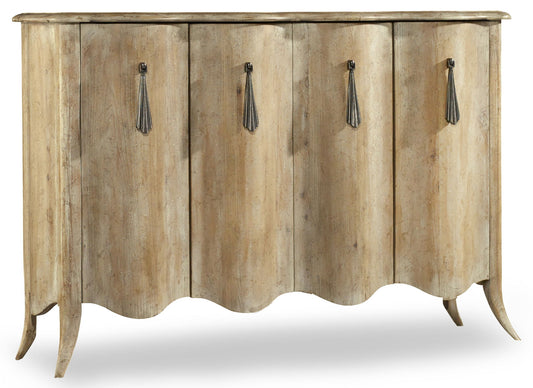 Melange - Draped Credenza - Light Brown