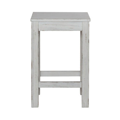 River Place - Console Stool - Riverstone White & Tobacco