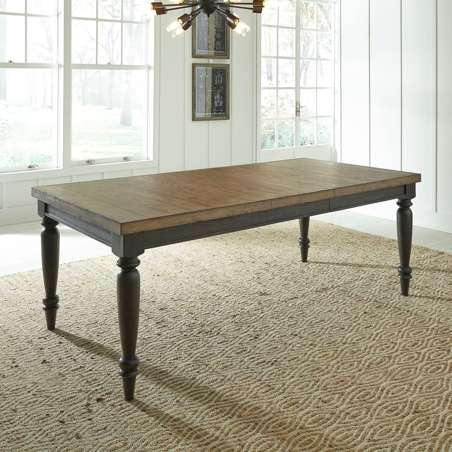 Harvest Home - Rectangular Leg Table - Chalkboard